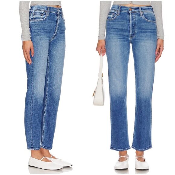 💕MOTHER💕 The Tomcat High Rise Straight Leg Jeans ~ Layover 30 NWOT - Picture 10 of 17